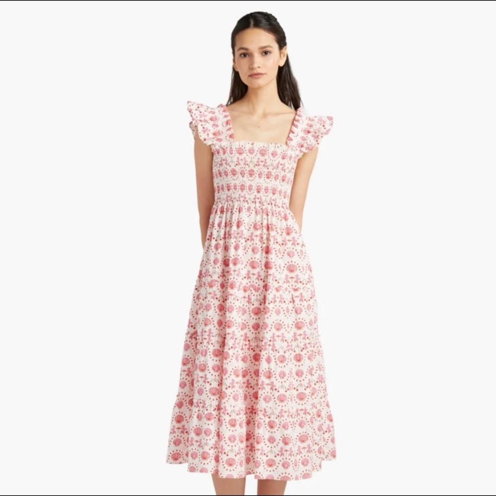 Ellie nap dress in mermaid print